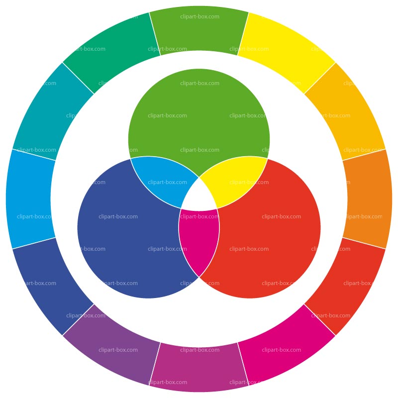 800x800 Color Wheel Clipart