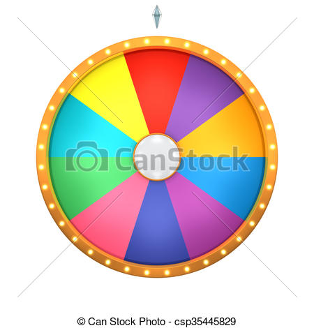 450x470 Lucky Spin 10 Area Color. Lucky Spin Represent The Wheel