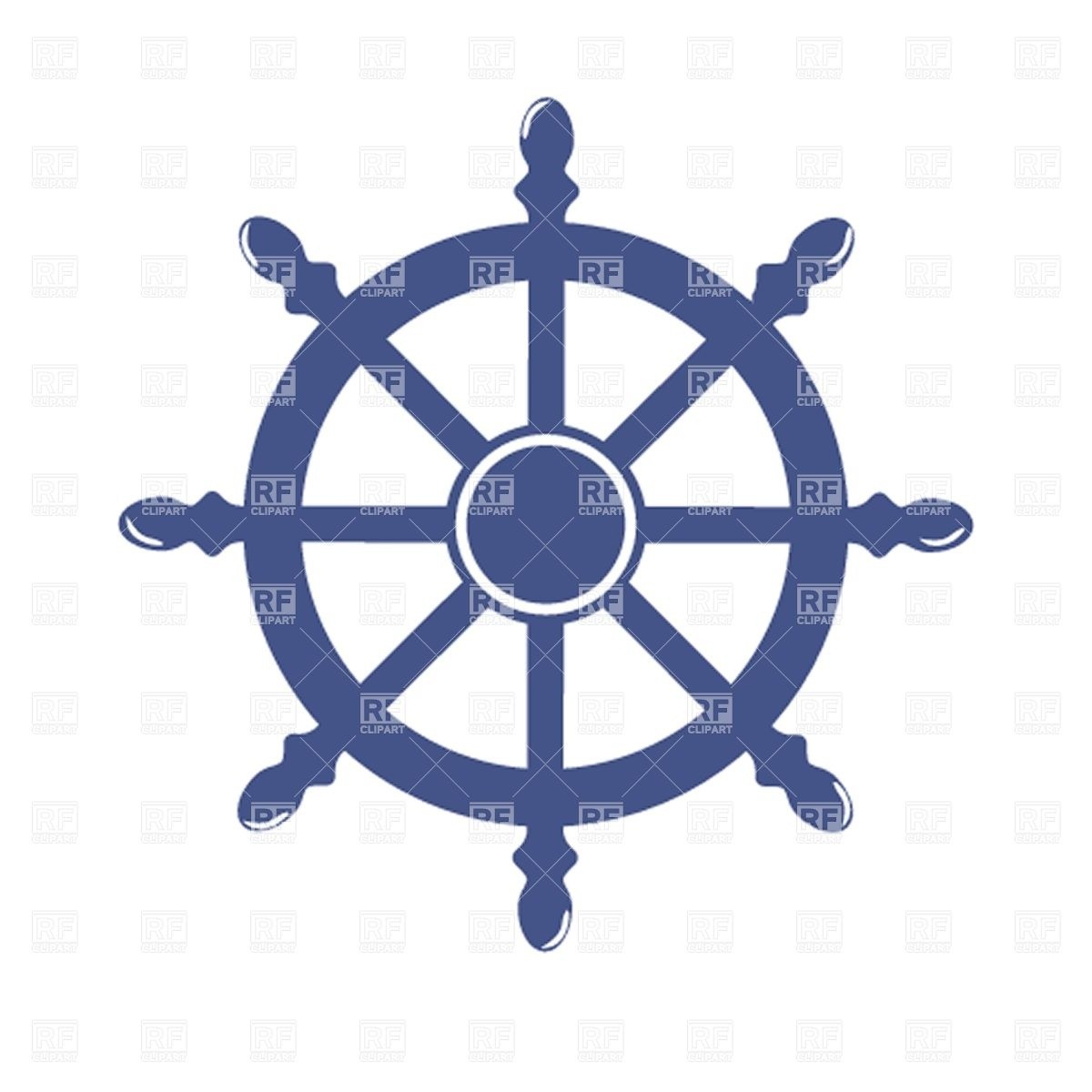 1200x1200 Ship Steering Wheel Royalty Free Vector Clip Art Image 21118