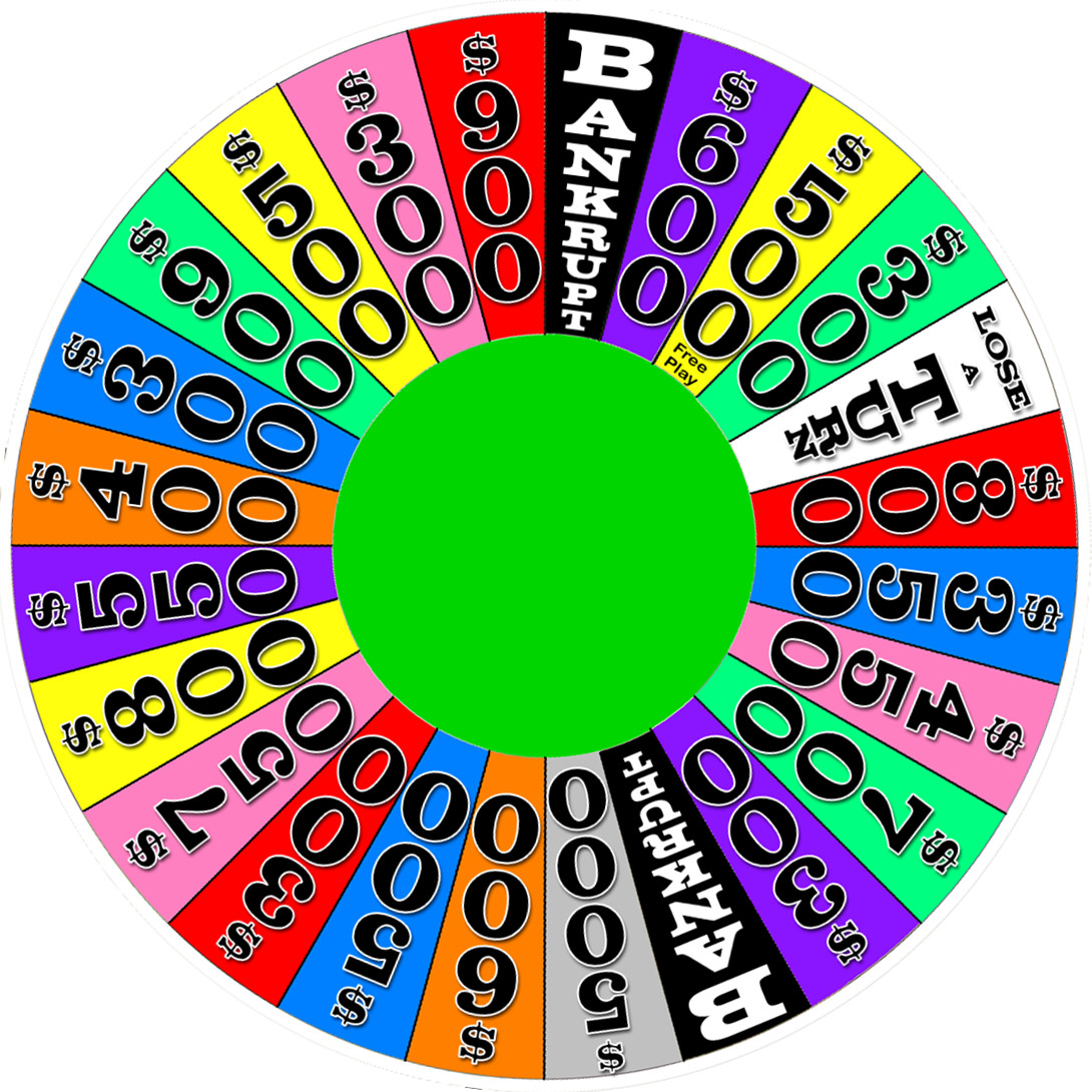 1090x1090 Wheel Of Fortune Clipart
