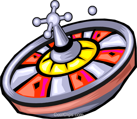 480x417 Roulette Wheel Royalty Free Vector Clip Art Illustration Vc029908