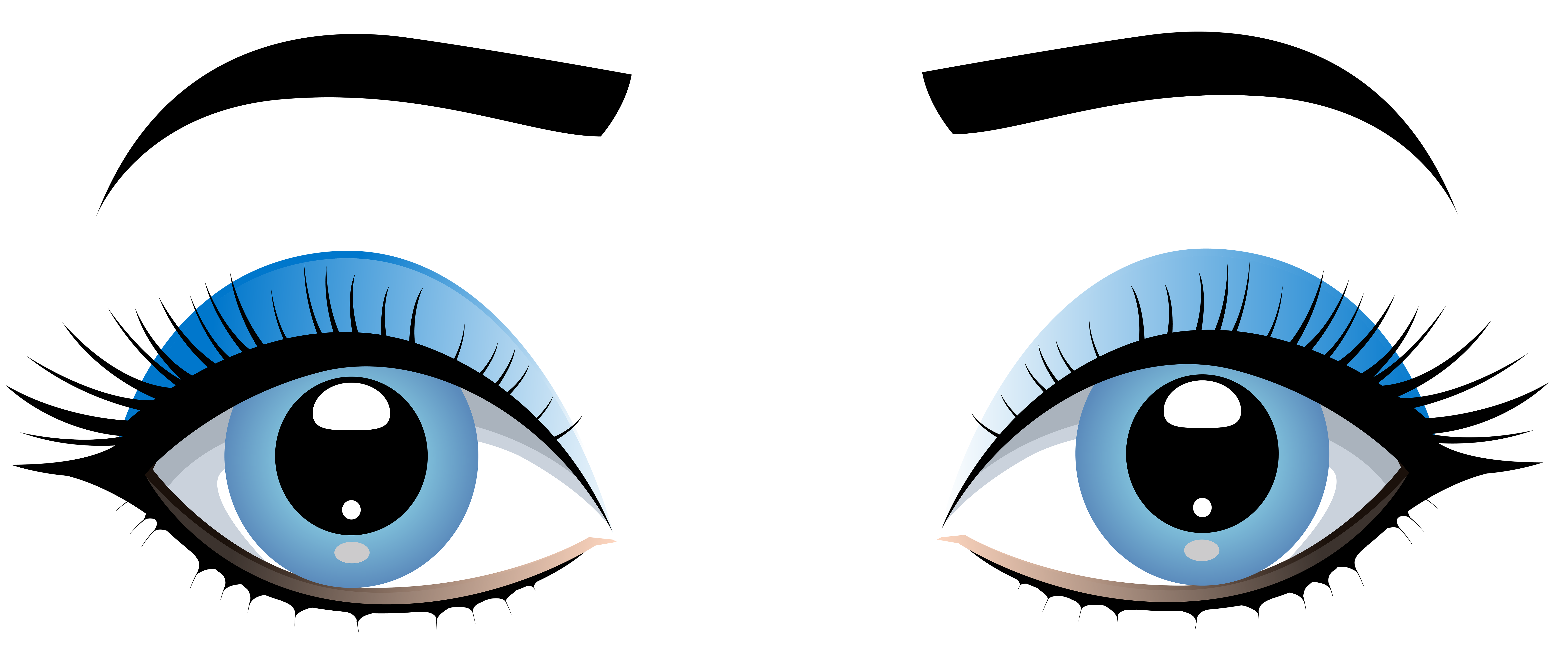 8000x3410 Skillful Ideas Clipart Of Eyes Eye Clip Art At Clker Com Vector
