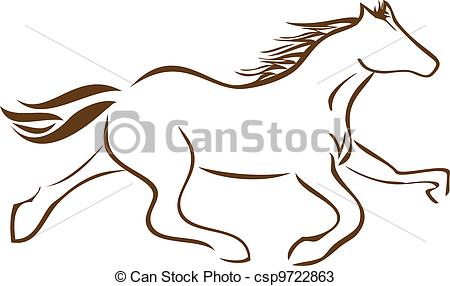 450x286 Racing Horse Logo Vector Stock Vectors