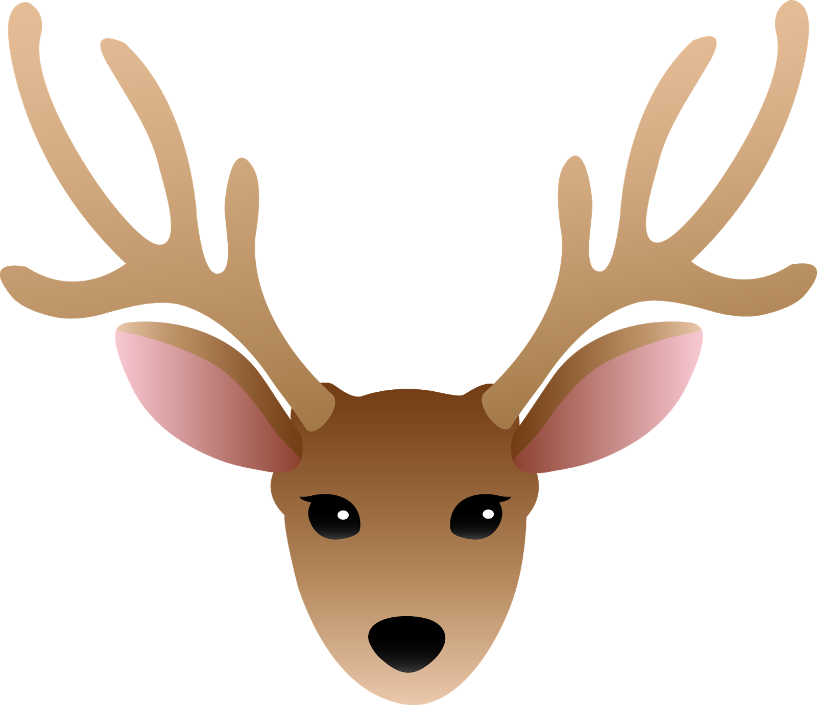 1600x1382 Deer Clipart Easy