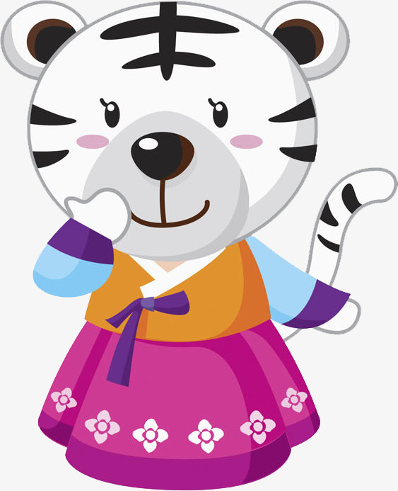 563x693 White Tiger, Hand, Hanbok Png Image And Clipart For Free Download