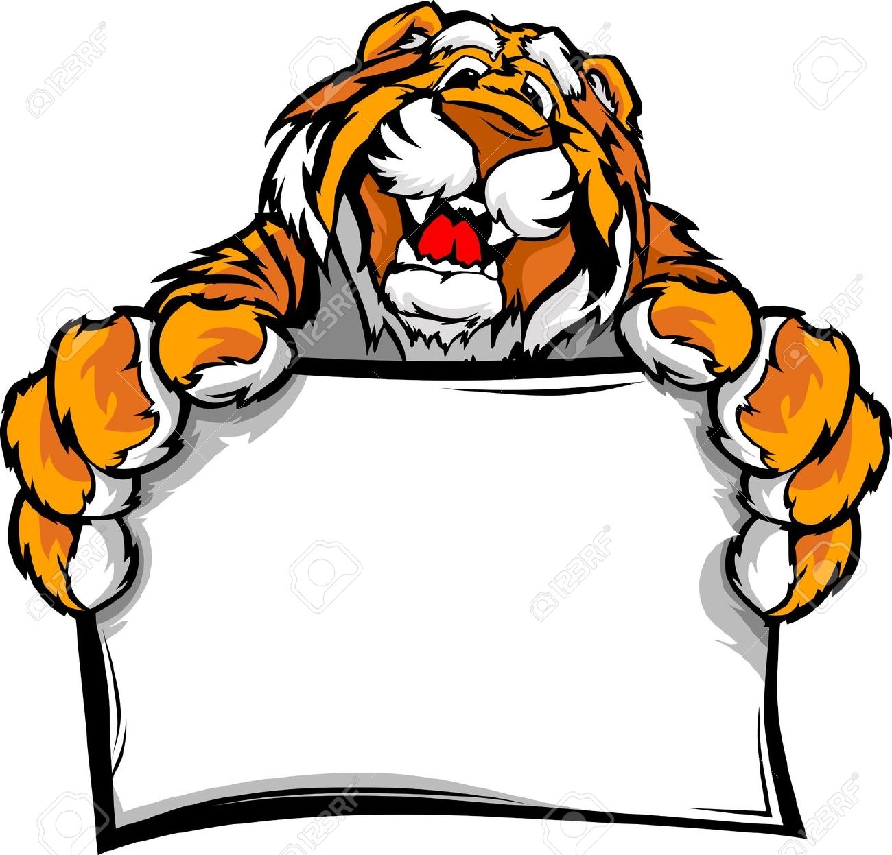 1300x1247 Clip Art Tiger Clip Art
