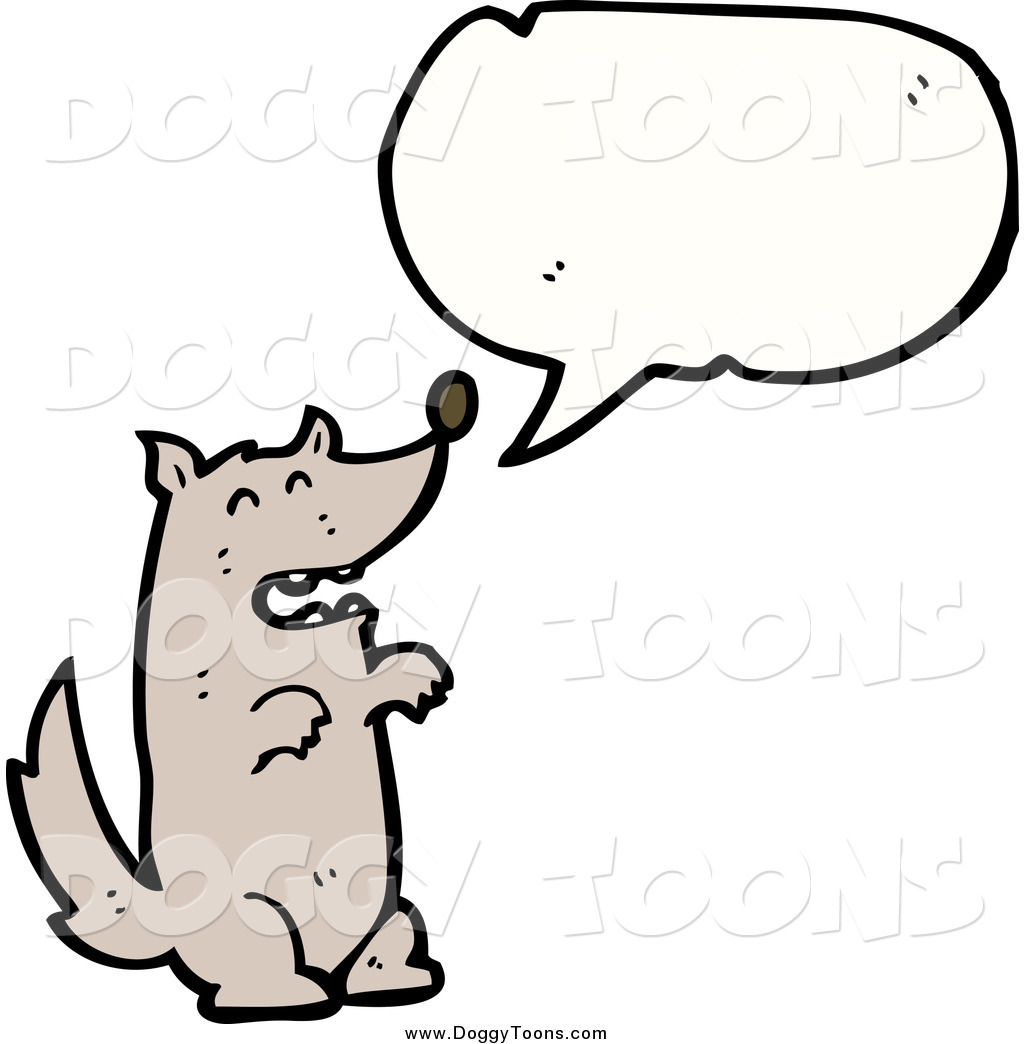 1024x1044 Doggy Clipart Of A Talking Brown Wolf By Lineartestpilot