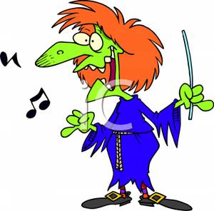 300x296 A Music Teacher Dressed Up As A Wicked Witch