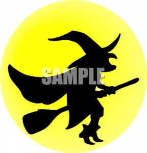 288x300 Witch Clipart Yellow