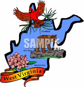 291x300 Collection Of West Virginia Clipart Free High Quality, Free
