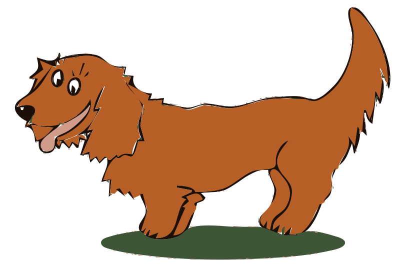 800x536 Dachshund Clipart Brown