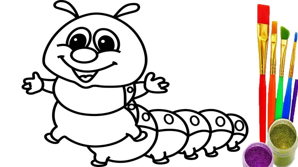 1024x576 Coloring Book And Pages ~ Fabulous Worm Coloring Pages Red Wiggler