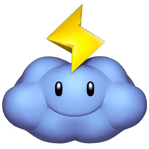 480x480 Thunder Cloud Mario Kart, Wii And Mario Bros