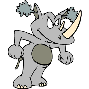 300x300 Wild Animals Angry Set Group Clip Art Vector Search Drawings