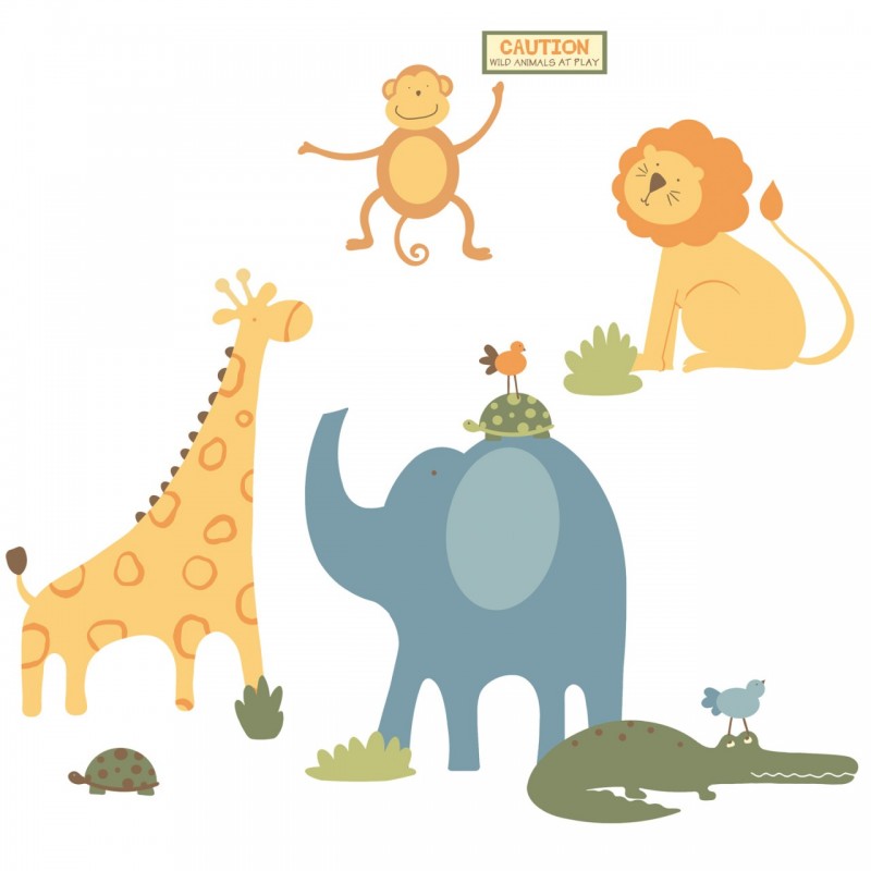 800x800 Zoo Animals Clipart Clip Art Pin