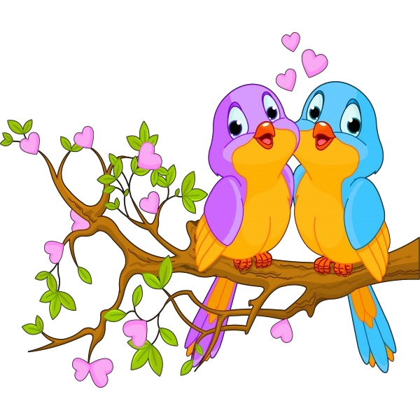 600x600 Cute Love Birds Cartoon Clip Art Images.all Bird Images Are Free