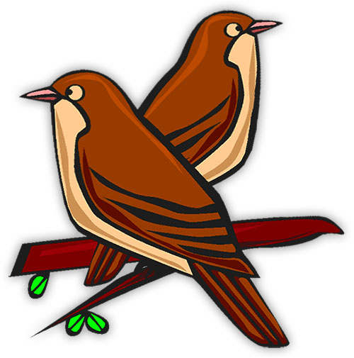 500x505 Free Bird Clipart