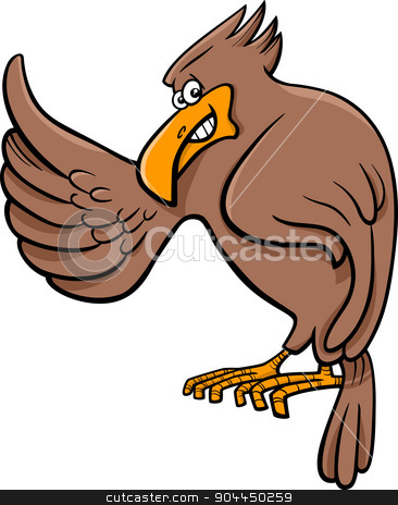 366x464 Eagle Animal Character Stock Vector