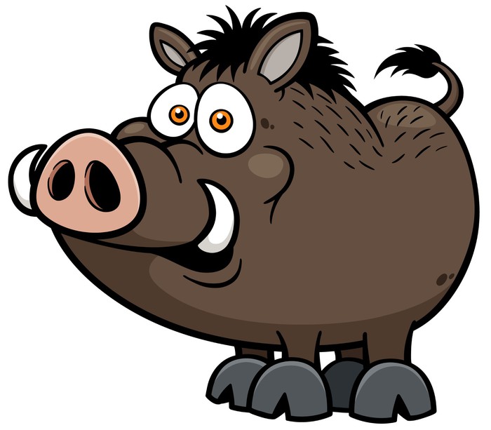 700x613 Vector Illustration Of Wild Boar Sticker We Live To Change