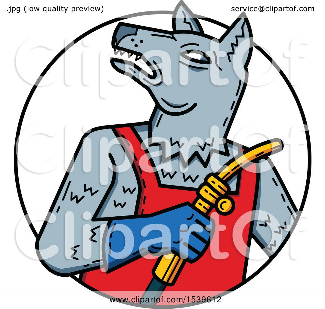 1080x1024 Clipart Of A Wild Dog Welder In A Circle