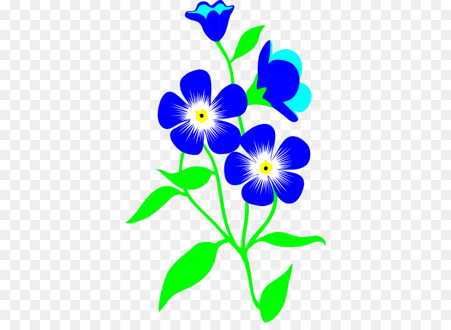 900x660 Flower Blue Clip Art