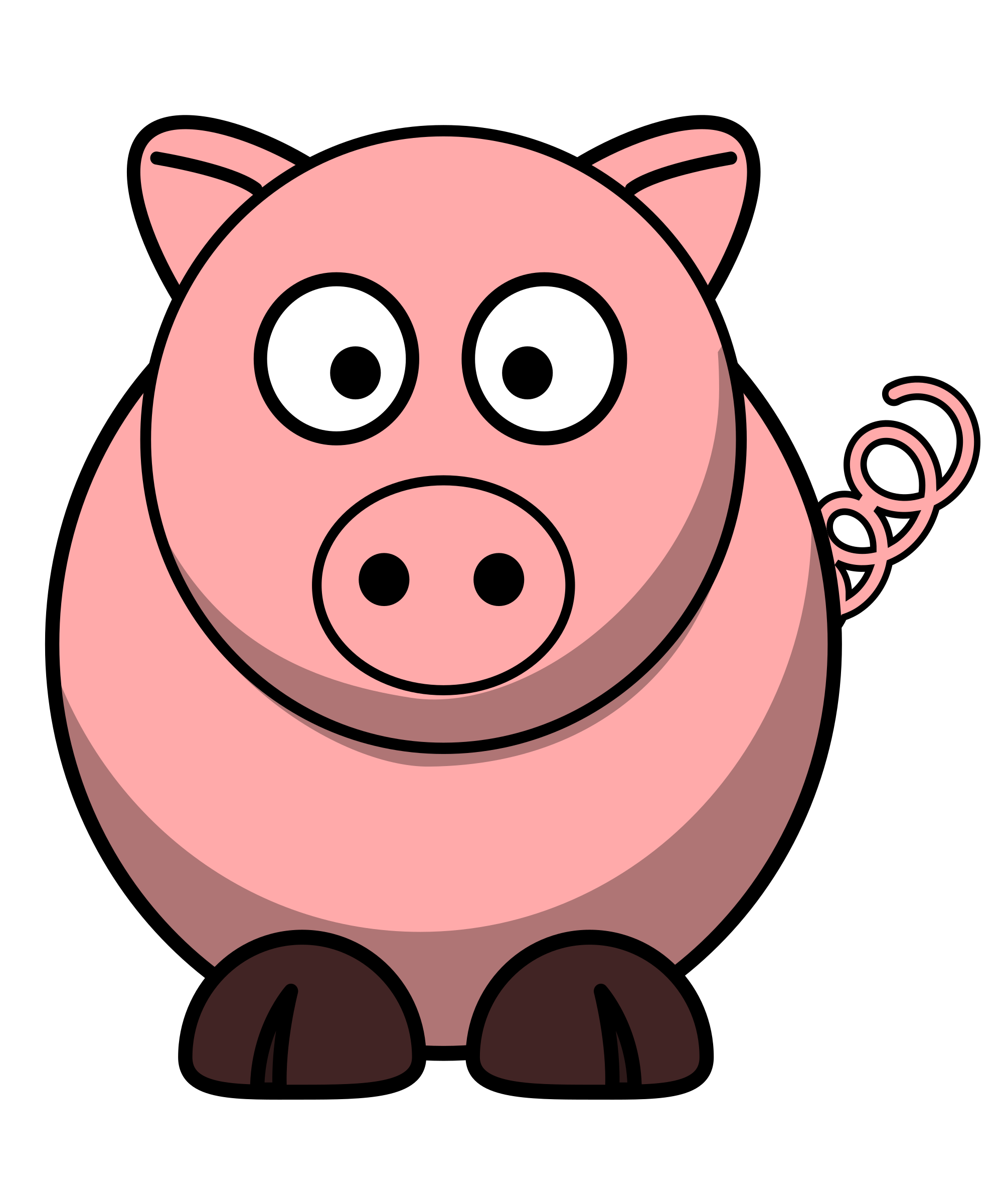 2000x2400 Pig Clipart Big Pig