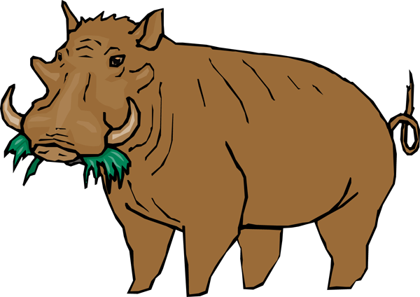 600x424 Top 95 Warthog Clip Art
