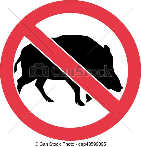 450x470 Wild Pigs Forbidden Eps Vectors