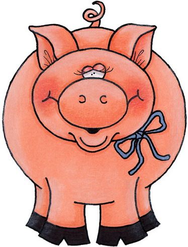 374x492 Best 167 Pig Clip Art Images On Pigs, Little Pigs