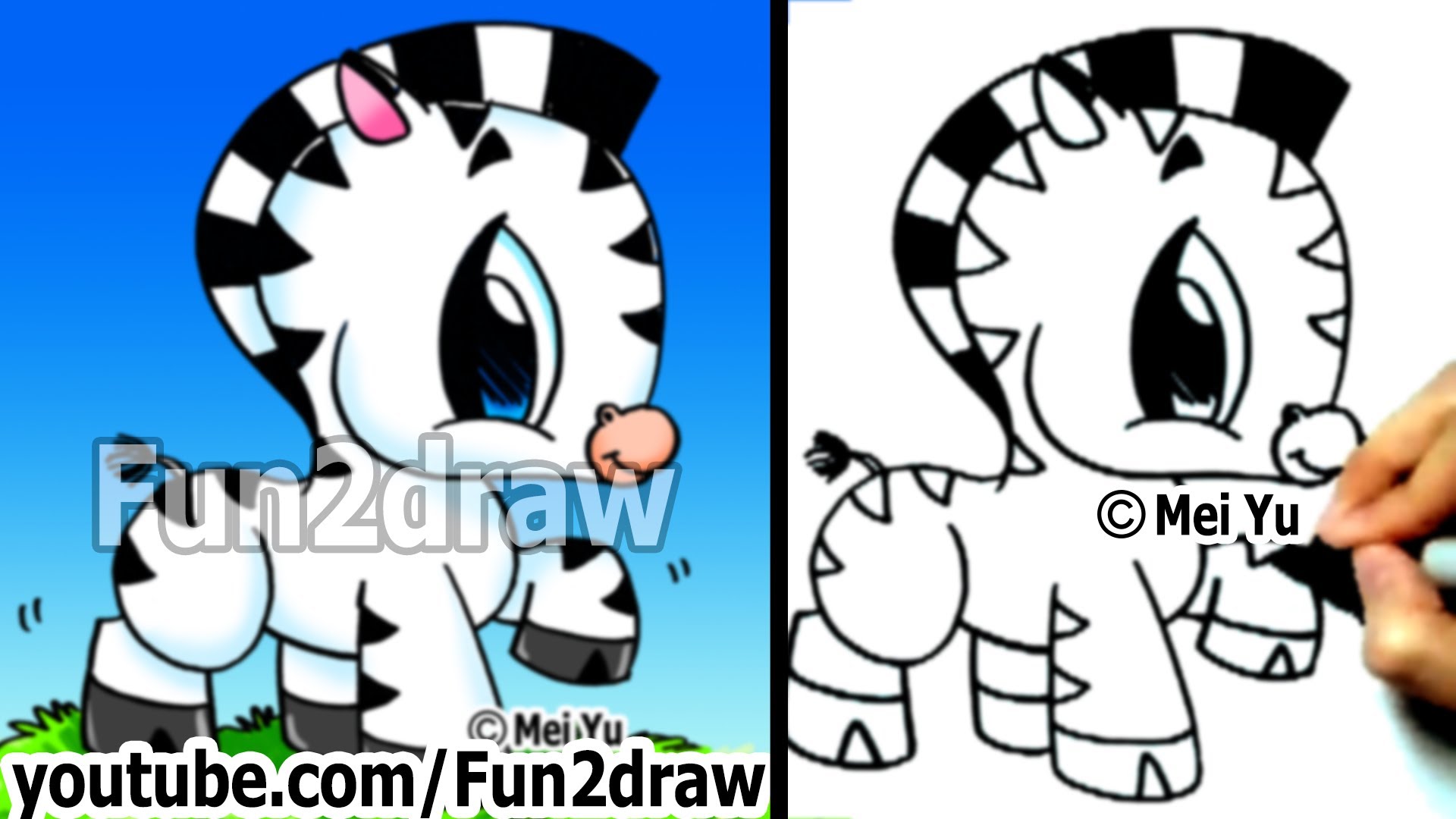 1920x1080 How To Draw A Zebra