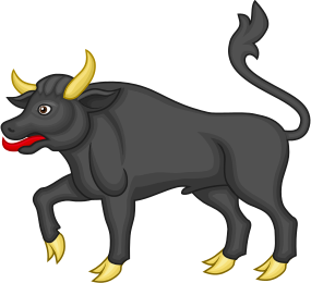 285x260 Fileblack Bull Of Clarence Badge Of Edward Iv.svg Heraldy