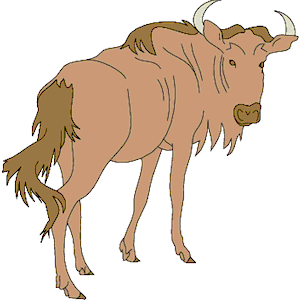 300x300 Gnu Clipart Bison