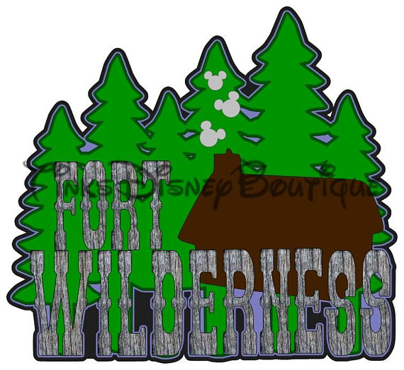570x522 Disney Svg Clipart Fort Wilderness Title Mickey Mouse