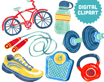 340x270 Forest Scenery Digital Clipart Instant Download Illustration