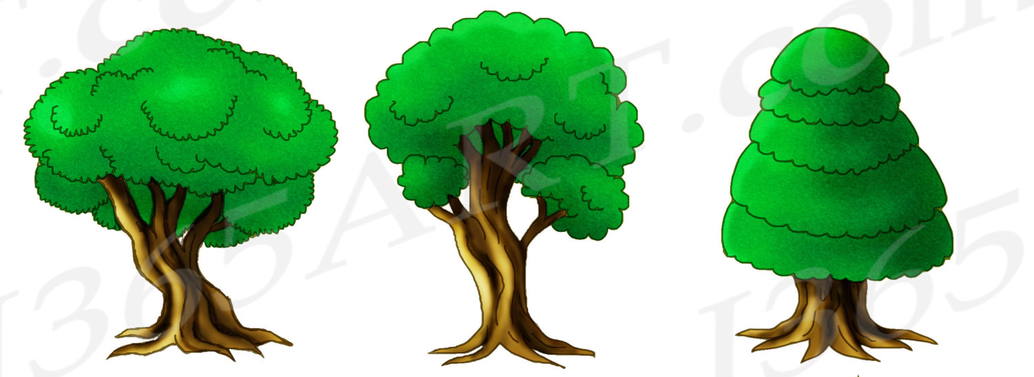 1500x548 50% Off Tree Clipart, Tree Clip Art, Green, Forest Clipart, Trees