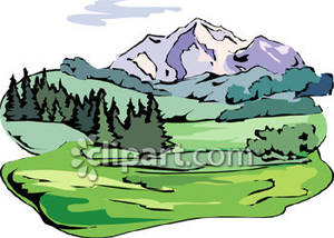 300x214 Mountain Forests Clipart