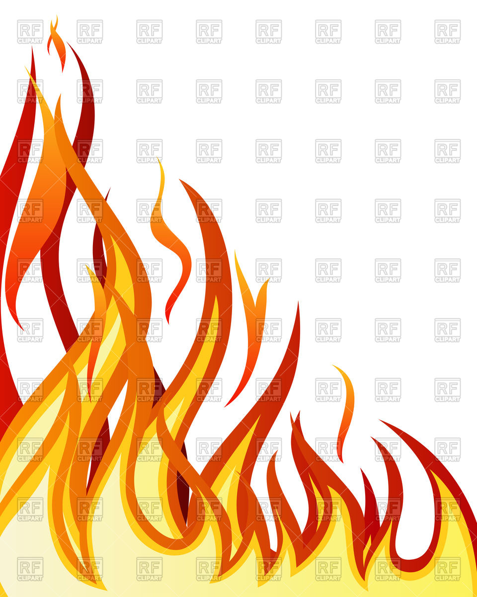 960x1200 Inferno Fire Royalty Free Vector Clip Art Image
