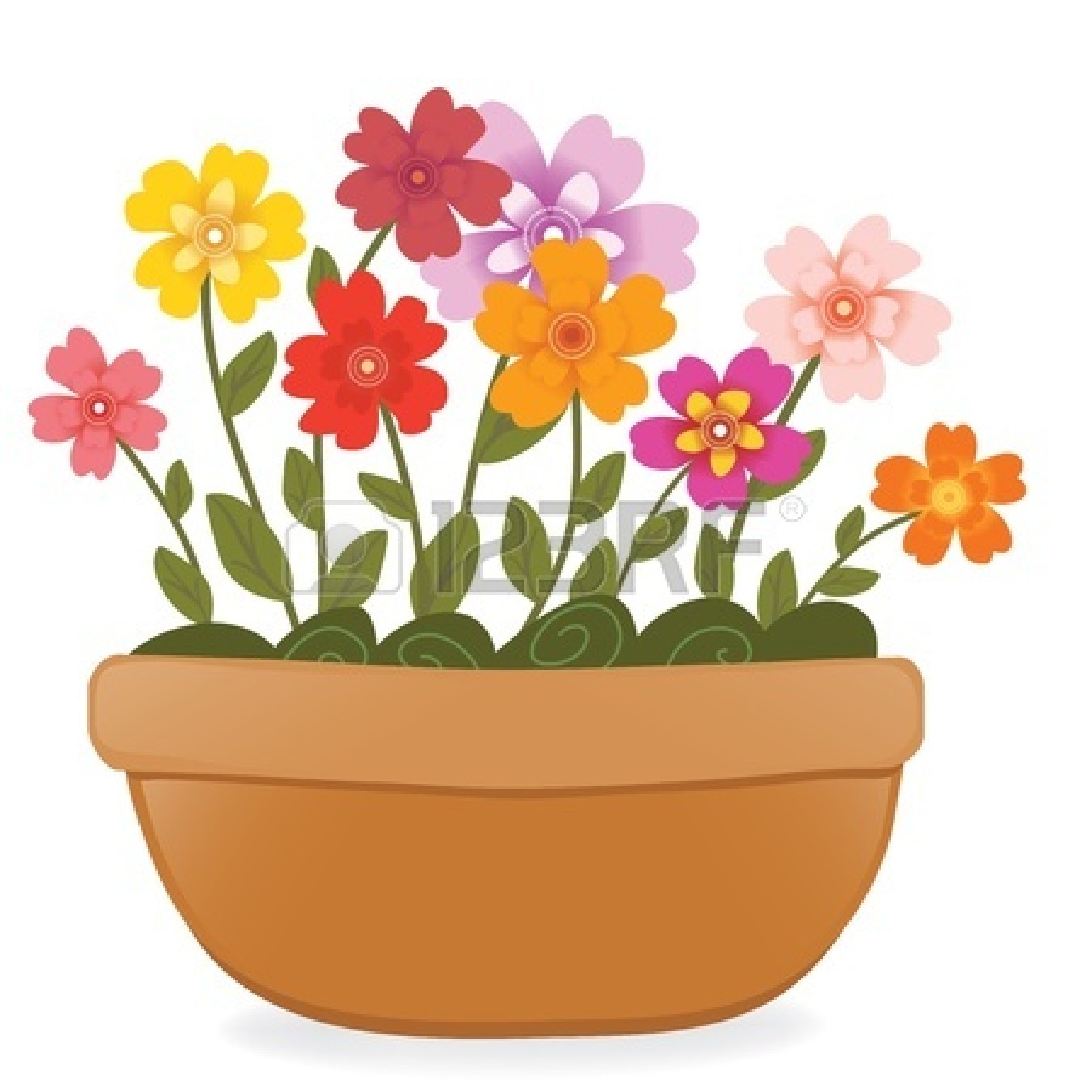 1350x1350 Flower Pot Pictures Free Download Clip Art On Clipart