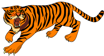 410x222 Tiger Clipart Tigerclipart Animals Clip Art