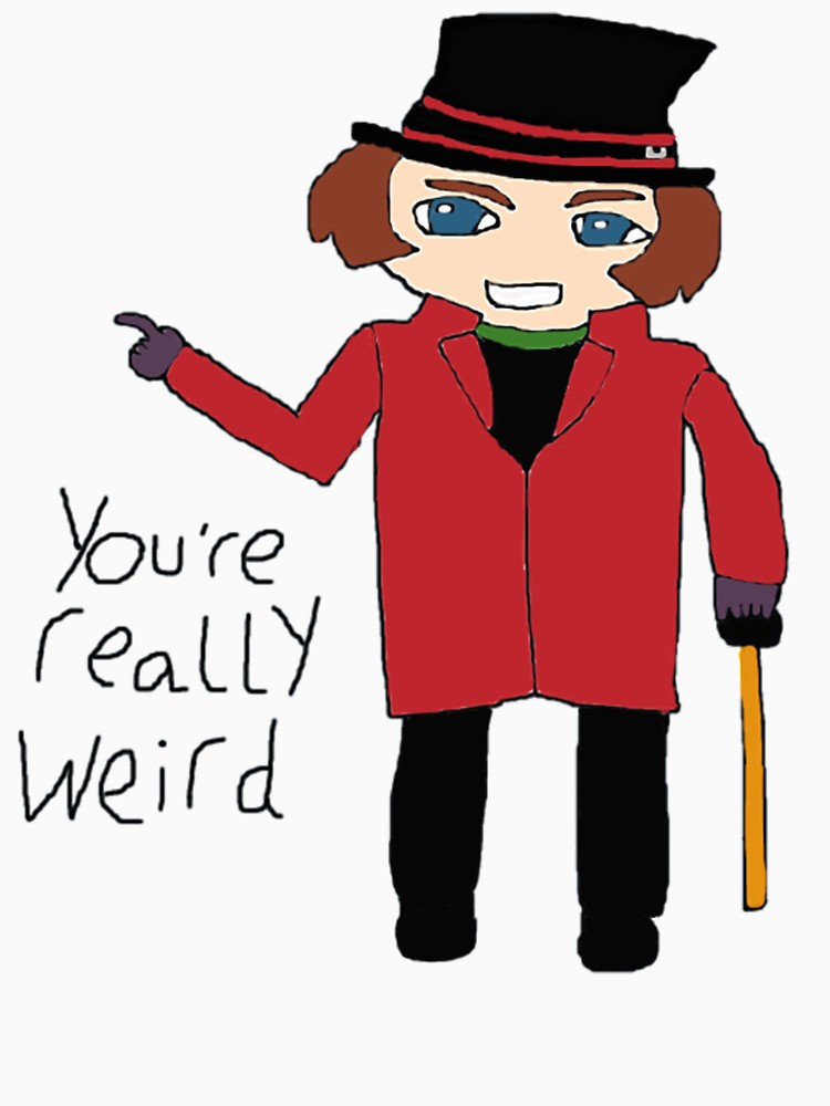 750x1000 Willy Wonka Chibi Unisex T Shirt By Awendela Redbubble