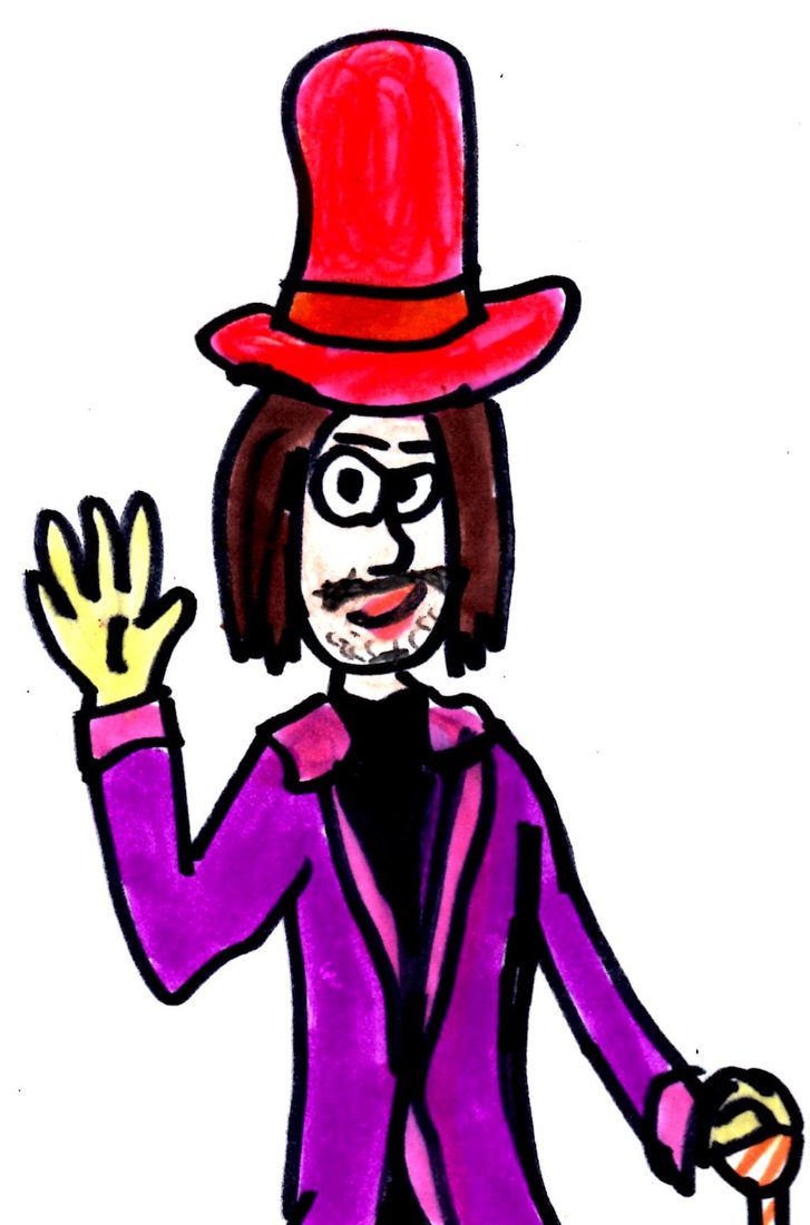 727x1100 Willy Wonka By Sonicclone