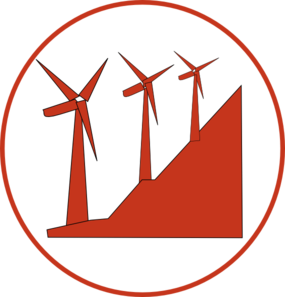 285x297 Windmills Clip Art