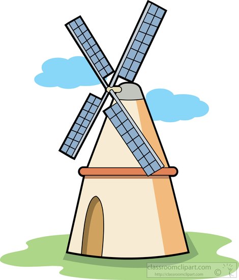 470x550 Wind Mill Clipart