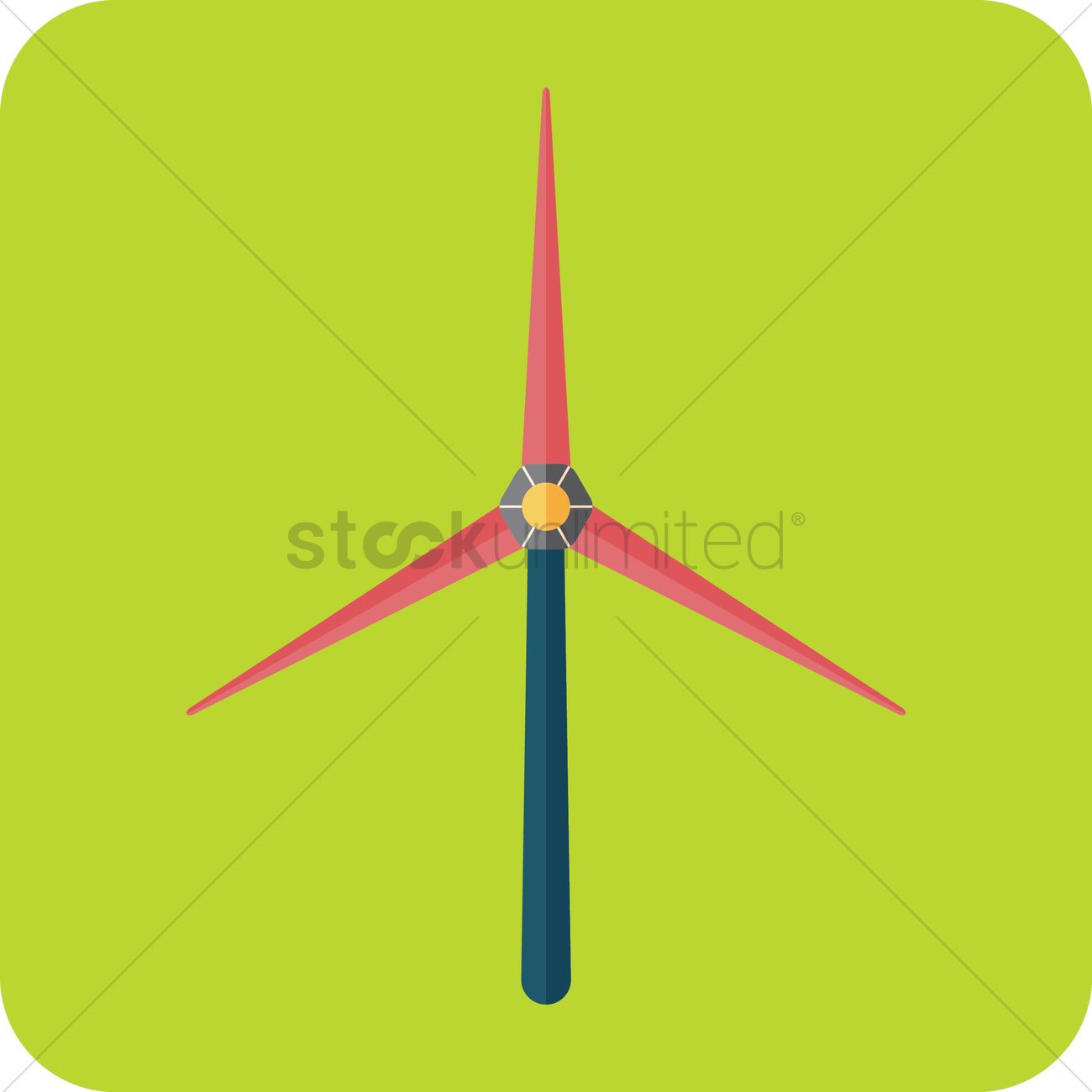 1300x1300 Wind Turbine Renewable Energy Icon Vector Image