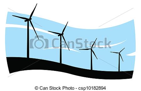 450x290 Wind Turbines Vector Clipart Illustrations. 8,253 Wind Turbines