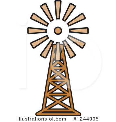 400x420 Windmill Clipart