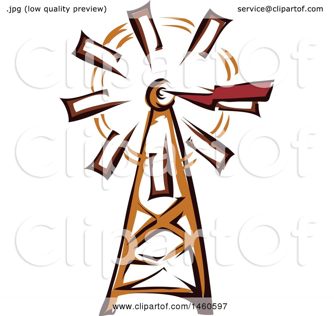 1080x1024 Clipart Of A Farm Windmill