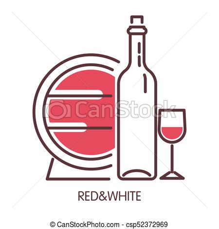 450x470 Red And White Wine Promotional Poster With Barrel And Clip Art