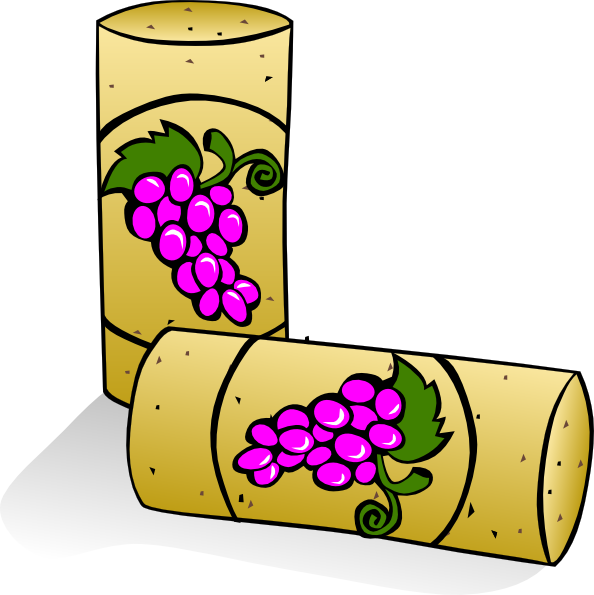 594x595 Wine Corks Clip Art Free Vector 4vector
