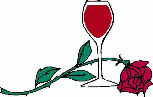 490x312 Wine And Roses Clipart